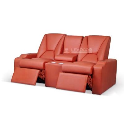 China LEADCOM Modern Luxury Leather Electric Home Cinema VIP Movie Theater Sofa Recliner Seat for sale