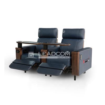 China Luxury Leather Electric Motor LEADCOM Cinema Theater Theater Seating Reclining Reclining Sofa VIP for sale