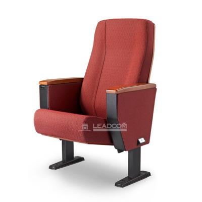 China Modern Leadcom Fabric Conference Auditorium Chair With Writing Table for sale