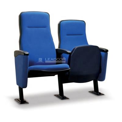 China Best Modern Space Saver Slim Designed Leadcom Synagogue Church Back Seating With Arms Worship Prayer Chair for sale