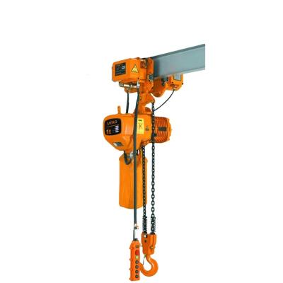 China Lightweight Portable Easy Operation Crane Electric Trolley Fast Speed ​​Electric Mining Enterprises ULIDE 1Ton 2 Lines Electric Chain Hoist for sale