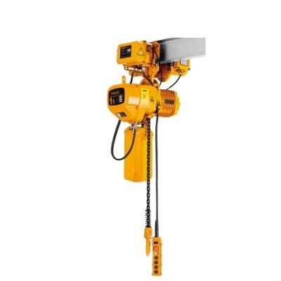 China Enterprises ULIDE 0.5 Ton Light Portable Mining Crane Electric Trolley Fast Speed ​​Electric Chain Hoist for sale