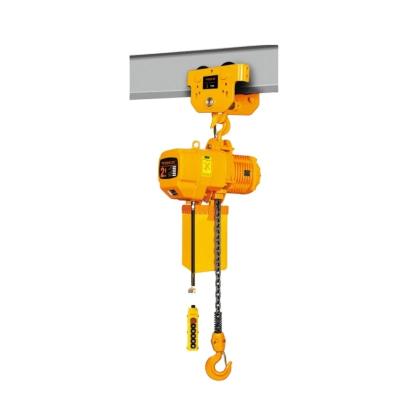 China ULIDE 3 Ton Manual Trolley Type Hoist Dual 110V 220V 380V Single Phase Hoist Freight Conversion Crane for sale