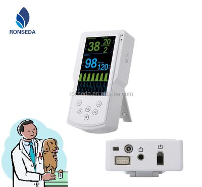 China Clinic Veterinary Equipment Handheld Veterinary Capnograph Monitor H100V for sale