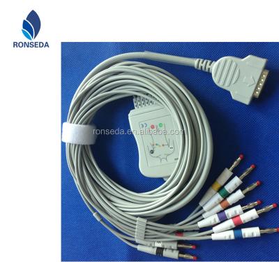 China TPU GE Marquette MAC 400 One Piece ECG Cable 10 Leads for sale