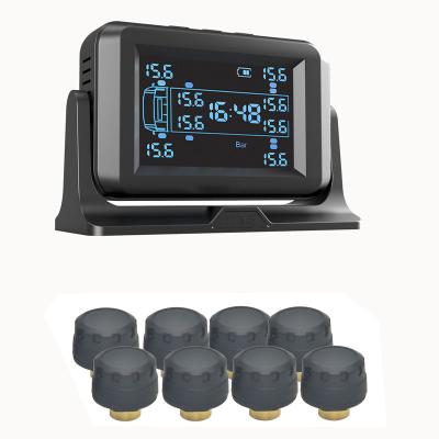 China DropShipping New Solar Car Truck Tire Pressure Monitoring System Digital Tire External Measurement TPMS S-04 for sale