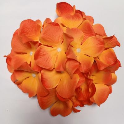 China Large Artificial Flower Hydrangea Fabric Flower Hydrangea Wedding Home High Quality Silk Medium Head Silk Manufacturers for sale