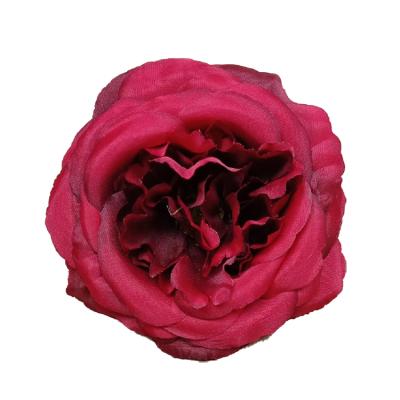 China holiday silk plastic decoration fabric 240 silk artificial peony rose for sale