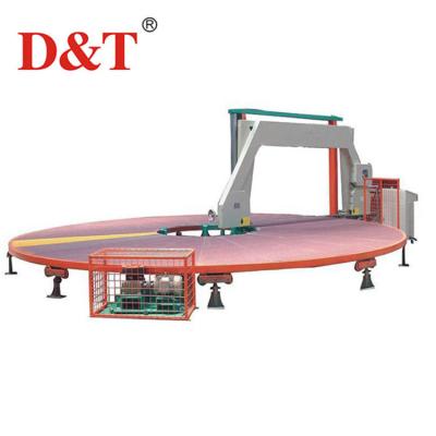 China Circle Horizontal Sponge Cutting Machine For Flexible PU Quadrate Foam for sale