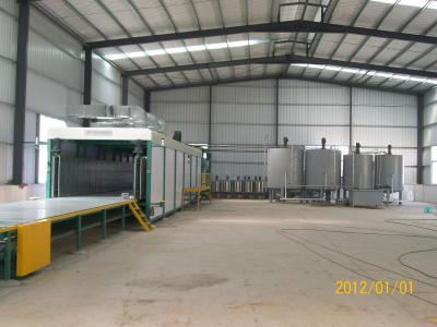 China Automatic Continuous Foam Production Line For Polyurethane Foam 10Kg / m³ for sale