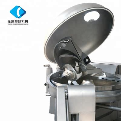 China Machinery Repair Shops ZKZB-330 Quality 325L 330L Sausage Vacuum Meat Bowl Cutter High Speed ​​Mixer for sale