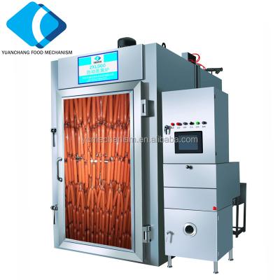 China ZXL-500 Turkey Meat/Sausage Smoking Machine Industrial Smoking Sausage Cooking Heating Oven for sale