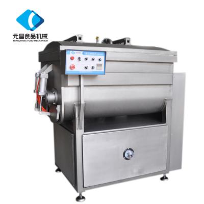 China Machinery Repair Shops 1200L Capacity Vacuum Meat Mixer Kneader With Loader for sale