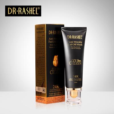 China Anti-wrinkle DR.RASHEL 24K Gold Collagen Wrinkle Anti Whitening Peel Off Face Mask for sale