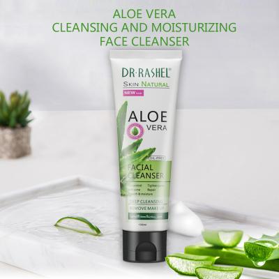 China Dr. RASHEL Aloe Vera Makeup Remover Acne Treatment Oil Control Tighten Pore Deep Cleansing Facial Cleanser for sale