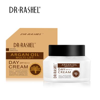 China Dr. RASHEL Daily Moisturizer Acne Treatment Smooth Hydration Wrinkle Face Whitening Cream Argan Oil Day Cream for sale