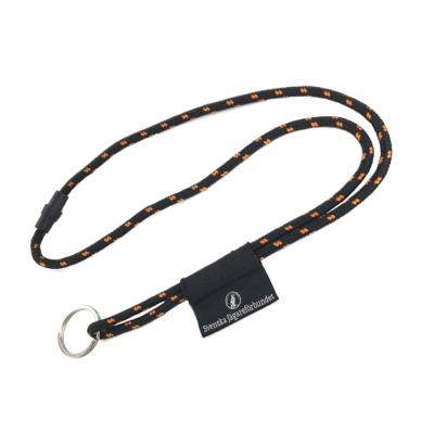 China Promotional Custom Polyester Key Chain Lanyard With Key Ring for sale