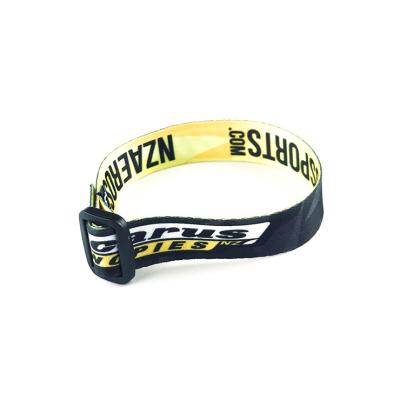 China Promotional Polyester Sublimation Polyester Wristbands As Giveaway Gift Items for sale