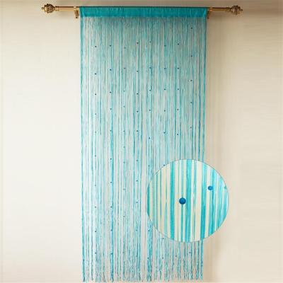 China Sparkle attractive wholesale elegant pearl flat string curtain for home decoration for sale