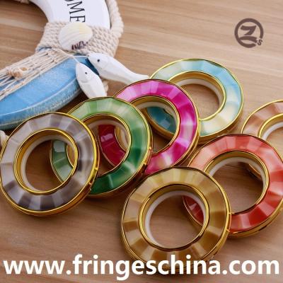 China Fashion Prime ABS Plastic Custom Curtain Rings Circles Rod Accessories for sale