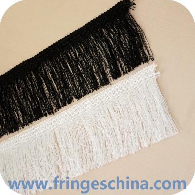 China Handmade chainette custom polyester chain tassels fringes brush for curtain decoration for sale