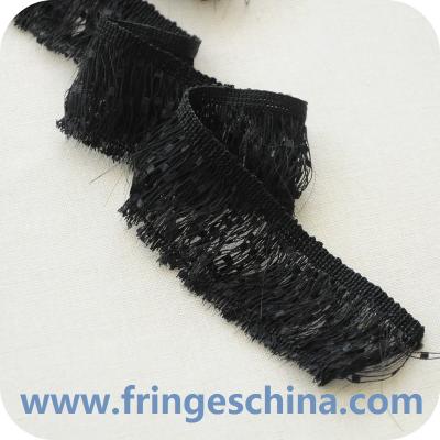 China Handmade chainette custom polyester chain tassels fringes brush for curtain decoration for sale