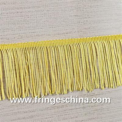 China Fluorescent color custom design OEM rayon fringes trimming for garment clothes decoration for sale