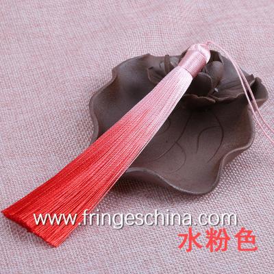 China Colorful classical wholesale chinese tassels trimming fringe for bookmark for sale