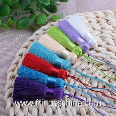 China Colorful classical wholesale chinese tassels trimming fringe for bookmark for sale