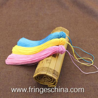 China Colorful classical wholesale chinese tassels trimming fringe for bookmark for sale