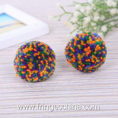 China Wholesale Colorful DIY Decoration Cashmere Pom Pom Ball for sale