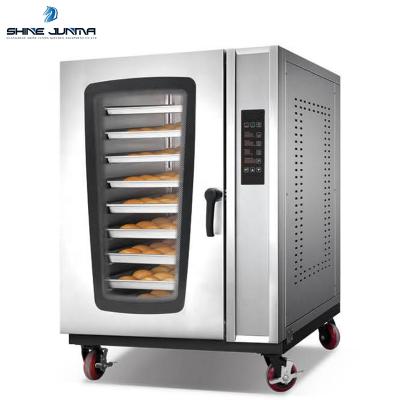 China Easily Assembled Easily Cleaned Bread Air Baking Convection Commercial Electric Oven Industrial Stainless Steel Hot Air 5 8 10 Trays Single Glass Oven Door Gas 1100 for sale