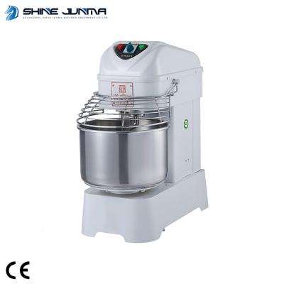 China Guangzhou Bread Dough Mixing Machine Hook Dough Mixer Machine 304 Stainless Steel 20kg Industrial Automatic Vertical Synchronous Rotation for sale