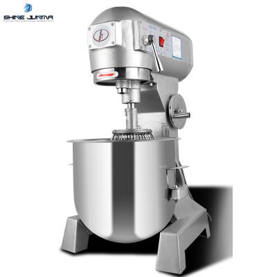 China Hot Selling Commercial Snacks Factory Multifunctional Planetary Mixer Dough Mixer with Mixing Bowl and 3 Mixing Spare Parts Harden Mixer Machine for sale