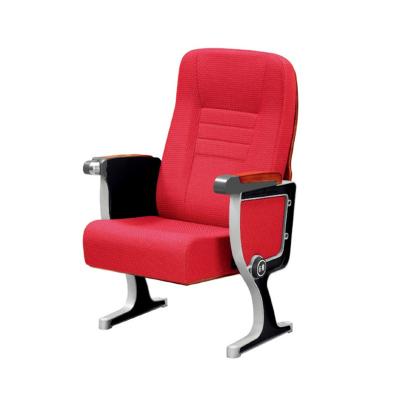 China Commercial Furniture University Auditorium Armchair Conference Chair With Writing Tablet Theater Seating for sale