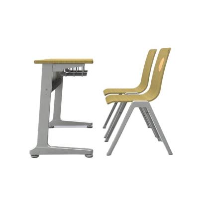 China Simple Modern Furniture School College Simple School Desks And Chairs for sale