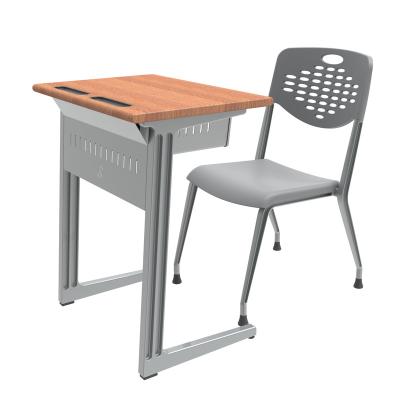 China Simple school desk desk with chairs study wooden table chair school college student desk for sale