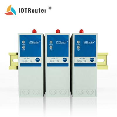 China 485 Wireless Transmit Din Transparent Rail Modbus Slave Industrial TCP RTU Modem For IOT Solutions ZHC4014 IOTRouter for sale