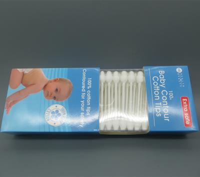 China Household Baby Safety Cotton Tips Buds With Blister Card Value Paper Package for sale