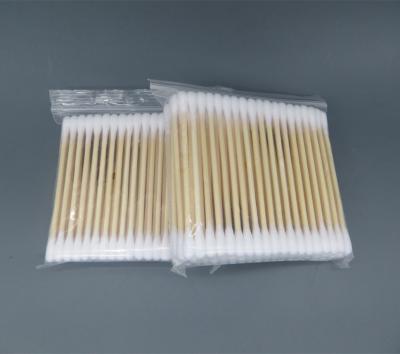 China YUXIN Household Pets Care Stick Tips Bamboo Cotton Swab for sale