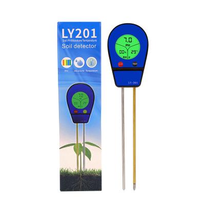 China Hot Selling Soil Test pH 3 in 1 Digital Portable Soil Testing Instrument pH Moisture Light Temperature LCD Soil Meter for sale