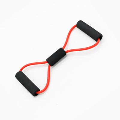 China High Quality TPR Yoga Fitness Resistance Figure 8 Chest Rope Muscle Exerciser Resistance Band for sale