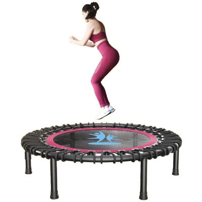 China Without Indoor Trampoline Foldable Elastic Mute Home Trampoline Net Fitness Protector Without Safety Net for sale