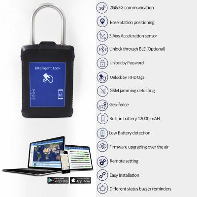 China Best Seller 3g Automotive Gps Lock GL600 Smart Padlock Gps Padlock Electronic Seal Gps Tracker For Container Security And Tracking for sale