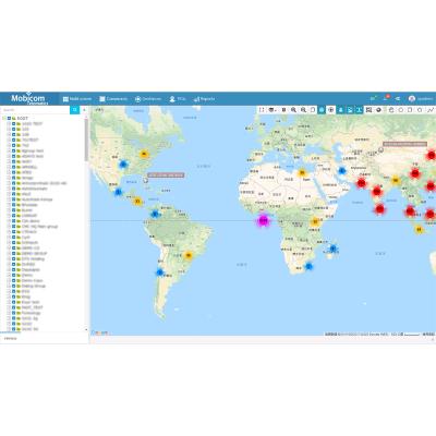 China Real Time Tracking And Fleet Management Shenzhen Mobicom Telematics Gps Tracking Software Platform With IOS Android APP for sale