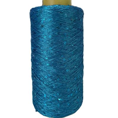 China Ring Spun Hot Selling Yarn With Sequin Polyester Sequin Yarn for sale