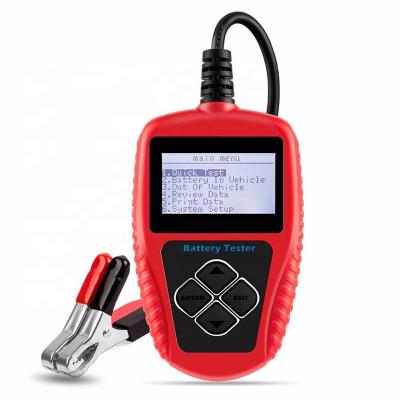 China Enter AH value to know automotive battery status DC12V battery test with print analyzer alternator tester for sale