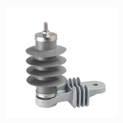 China 6KV 10KA Silicone Rubber Metal Oxide Silicone Rubber Gapless Lightning Arrester for sale