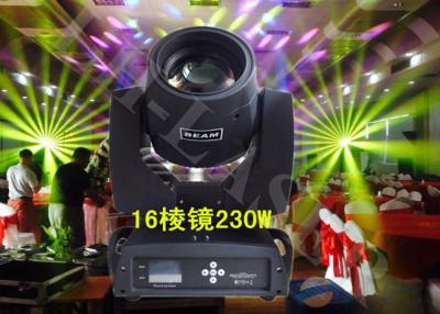 China Osram 7R 16 Prism Sharpy Beam Moving Head LED Stage Lights 230W for sale