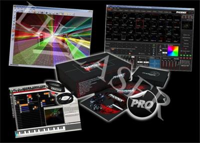 China ILDA Laser Light Show Software , Laser Phoenix - Live Version Software for sale